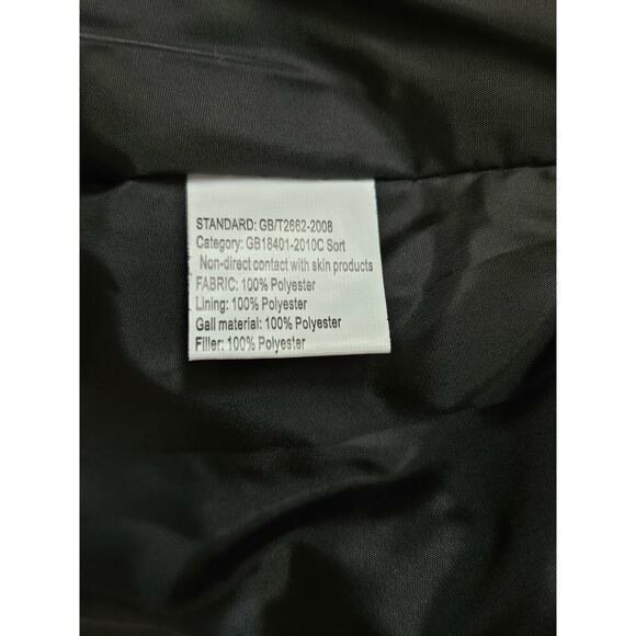 YISTER Women’s Black Hooded Puffer Jacket Full Zip Polyester Size L - Picture 5 of 7